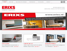 Tablet Screenshot of erixs.nl